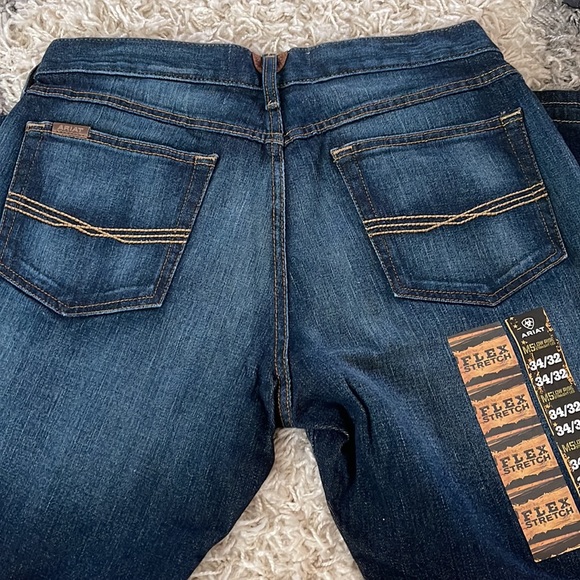 NWOT Men’s Ariat M5 Low Rise Straight Leg 34/32 flex stretch - Picture 4 of 5